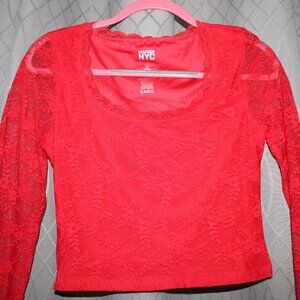 Madden NYC cropped long sleeve